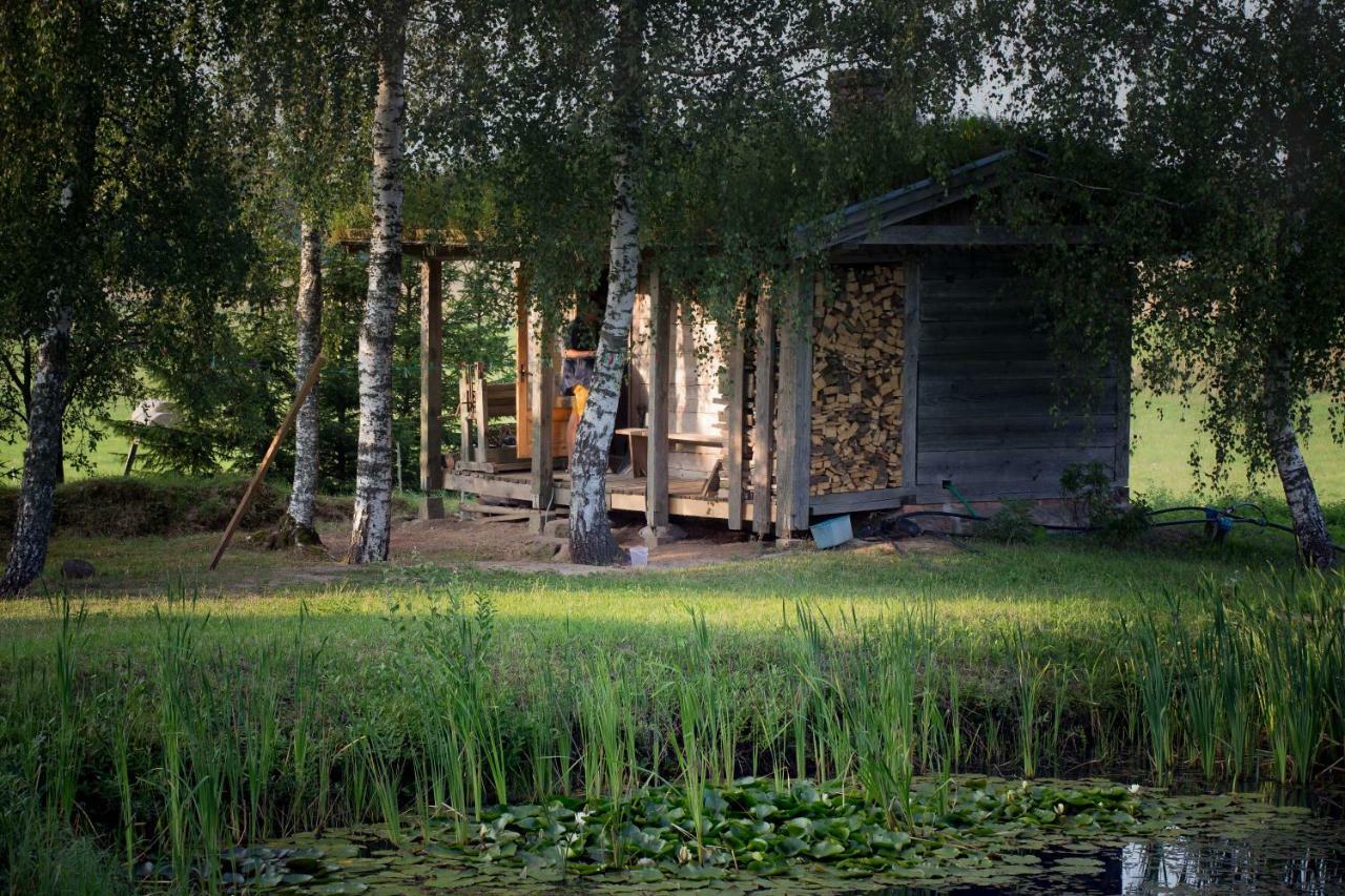 Mednieki Kalvene Guest House Krusati Bagian luar foto